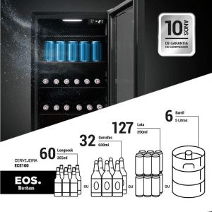 Cervejeira EOS Bierhaus 98 Litros Frost Free ECE100