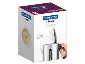 Chaleira Elétrica Tramontina by Breville Express em Aço Inox Fosco 1,7 L 