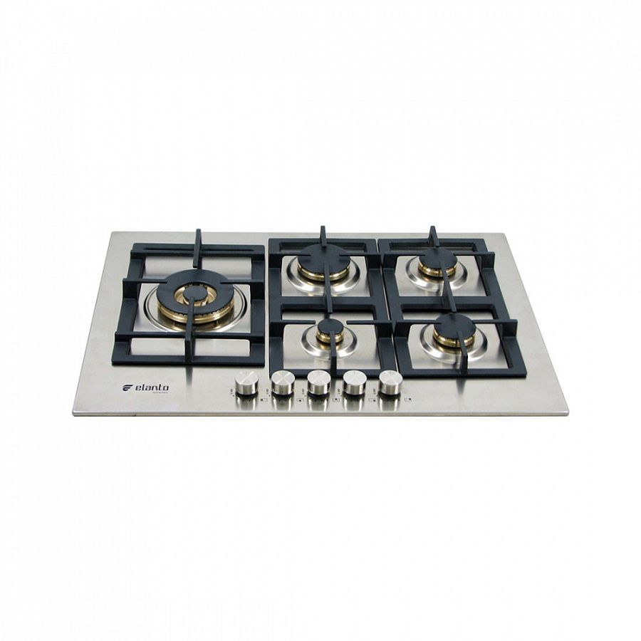 Cooktop 5 Bocas Lateral Á Gás Professionale 75cm Elanto - 220V