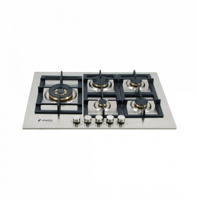 Cooktop 5 Bocas Lateral Á Gás Professionale 75cm Elanto - 220V