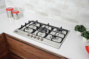 Cooktop a Gás New Penta em Aço Inox 5GX TRI HE SAFESTOP 75 - Tramontina