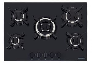 Cooktop a Gás Penta em Vidro Temperado Preto 5 Bocas - 94708/201-Tramontina