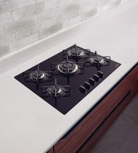 Cooktop a Gás Penta em Vidro Temperado Preto 5 Bocas - 94708/201-Tramontina