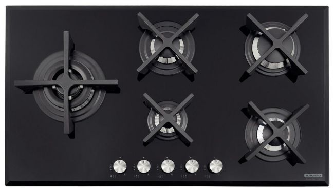 Cooktop a Gás Penta Glass 5GG B 90 Safestop - Tramontina