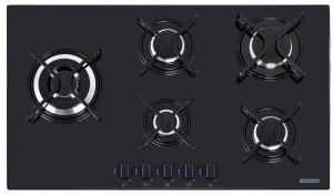 Cooktop a Gás Penta Side Plus em Aço Carbono 5 Bocas  Preto - 94709/301-Tramontina