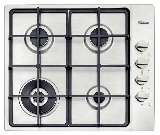 Cooktop a Gás Square em Aço Inox 4 Bocas - Tramontina