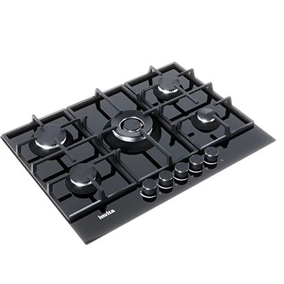  COOKTOP INVITA A GÁS BLACK 70 CM BIVOLT