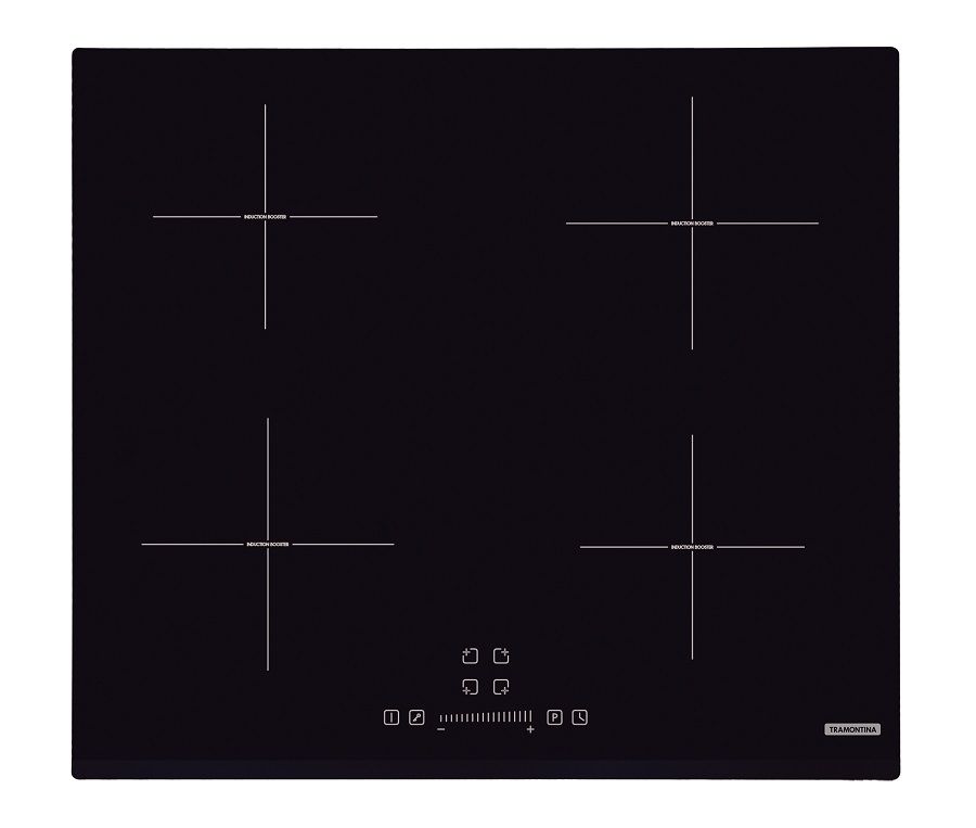 Cooktop por Indução Square Slider B 4EI 60 Vitrocerâmico Tramontina - 220v