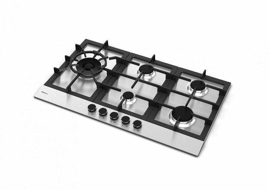 Cooktop Zurique Gás 5 Bocas Inox 90Cm Bivolt - Debacco