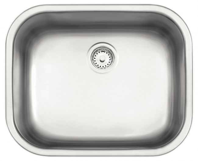 Cuba de embutir/sobrepor Aria Maxi 50 BS em Aço Inox Acetinado Válvula 3 1/2 - Tramontina