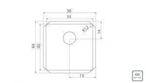 Cuba Quadrum 34 Undermount 94004/103- Tramontina