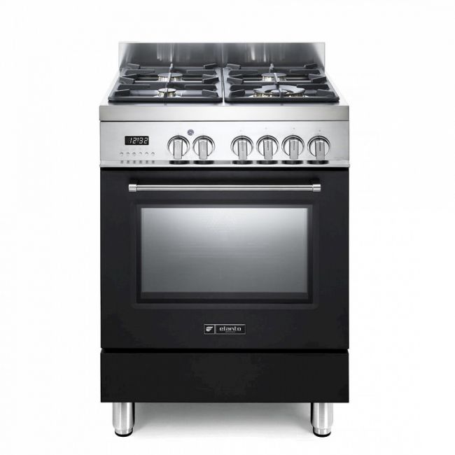 Fogão 4 Bocas Com Forno Elétrico Nero Argento Elanto - 220V 