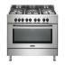 Fogão de Piso Artigiano 5 Bocas Forno Elétrico 90cm Inox - LNTC95MARTX2