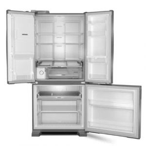 Geladeira Brastemp Frost Free French Door Água E Gelo Na Porta 515 Litros Cor Inox - BRH85AK 220v