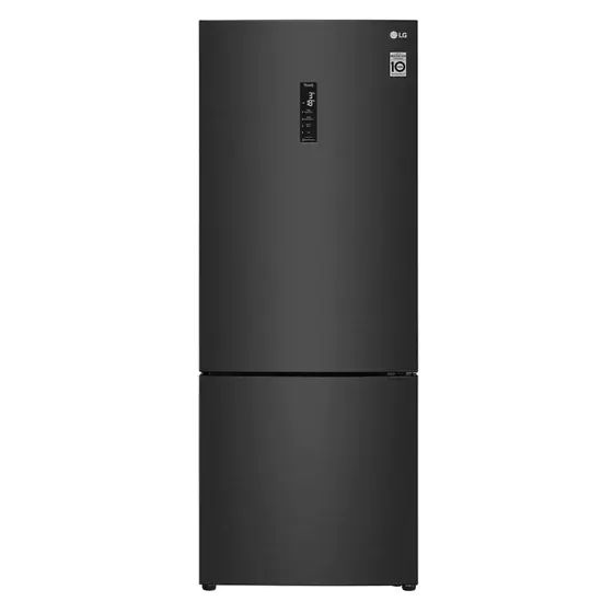 Geladeira Smart LG Frost Free Inverter 451L Inverse Cor Black Inox (GC-B569NQL)