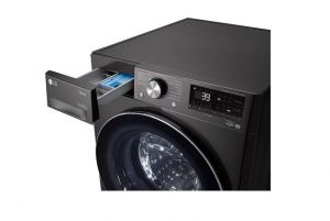 Lava e Seca LG Smart VC2 14kg Black Inox com Inteligência Artificial AIDD™ 