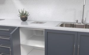 Lixeira de Embutir Clean Square em Aço Inox com Balde Plástico 5 L 94518/205- Tramontina