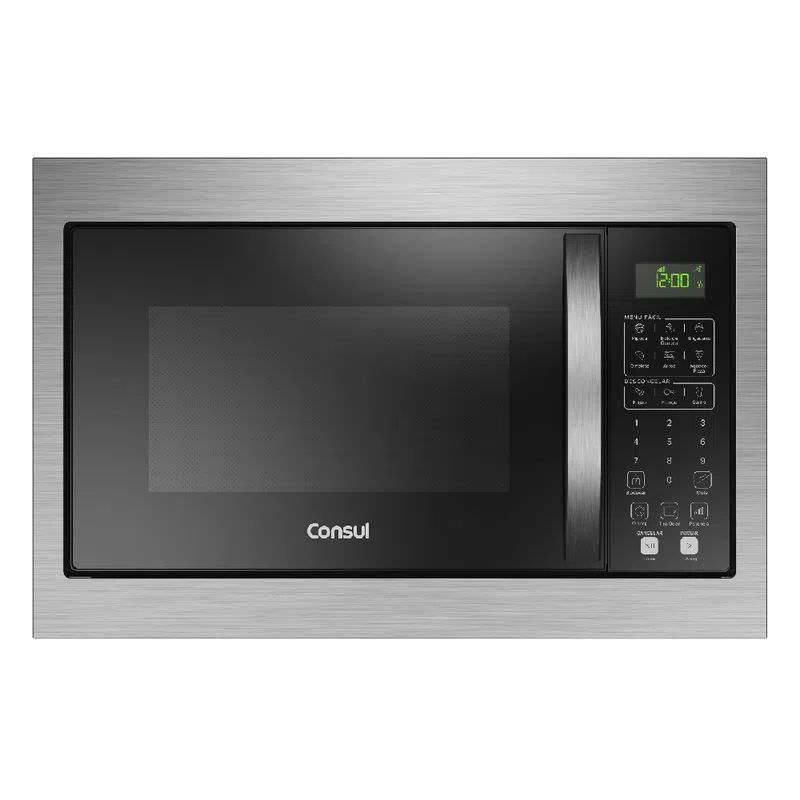 Micro-ondas Consul de Embutir 32 Litros Preto com Design Moderno e Menu Fácil - CM146AE