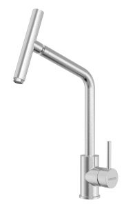 Misturador Monocomando Versa em Aço Inox com Bica Articulada - Tramontina