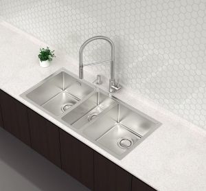 Misturador Monocomando Versatile em Aço Inox com Bica Móvel - Tramontina