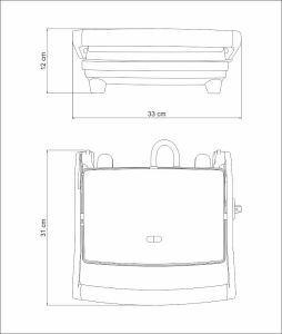 Sanduicheira Tramontina by Breville Express em Aço Inox Fosco com Chapa Flutuante 