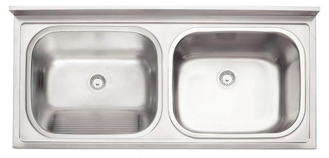 Tanque Duplo de Apoio Hera Duo Plus 2C 34 37 L em Aço Inox Acetinado com 2 válvulas 94406/117 - Tramontina